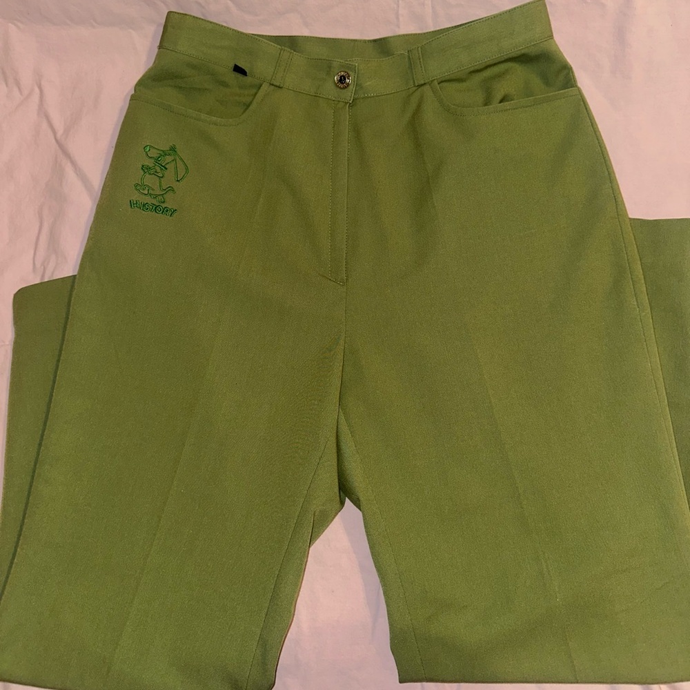 Green Women's Dress Pants